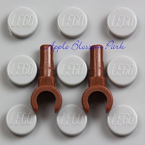 Generic New Lot 2 Lego Reddish Brown Minifig Hands 1 Star Wars Minifigure Glove Pair