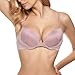 Ekouaer Sexy Lace Push Up Comfort Unlined Bra Womens Padded Stain Demi Underwire