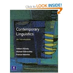 Contemporary Linguistics: An Introduction (Learning About Language)