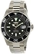 Invicta Men's 0420 Pro Diver Automatic Black Dial Titanium Watch
