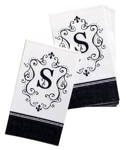Monogram Paper Napkins - S