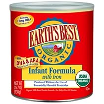 Earth's Best Organic Infant Formula with Iron, 25.75-Ounce Canister