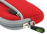 Neoprene Sleeve Case (Red) for Casio EX-Z280SR 12.1MP Digital Camera