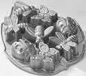 Nordicware Backyard Bugs Cake Pan. Cast Aluminum Commercial Non-Stick Coating