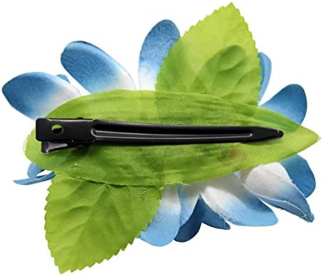 Hawaii Luau Party Artificial Fabric Plumeria Hair Clip in