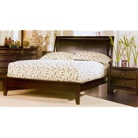 Phoenix Cal King Size Platform Bed With Nightstand