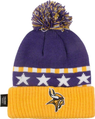 Minnesota Vikings Toddler Cuffed Knit Pom Hat