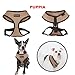Puppia Soft Dog Harness No Choke Over-The-Head Triple Layered Breathable Mesh Adjustable Chest Belt and Quick-Release Buckle, Beige, Small