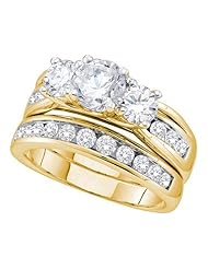 2.50CT-DIA C=0.75-S=0.38 BRIDAL SET