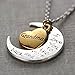 Fashion Charms Necklace Pendants I Love You To The Moon And Back Jewelry Christmas Birthday Gift for grandma