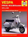 Vespa P/PX125, 150 & 200 Scooters 1978-2009 (Haynes Service & Repair Manual)
