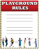 CHEAP CHART PLAYGROUND RULES GR 2-5