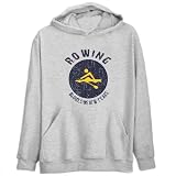 Rowing , Blood Sweat & Tears Sports Mens Hoodie (Heather Gray, Sizes X-Small - XXX-Large)