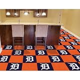 BSS - Detroit Tigers MLB Team Logo Carpet Tiles