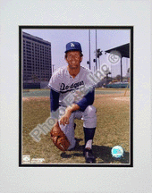Tommy John Posed Kneeling Double Matted 8 x 10 Photograph (Unframed)