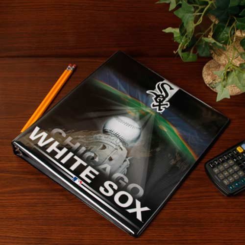 Chicago White Sox Team Logo 1'' 3-Ring Binder