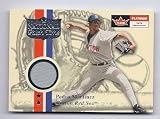 2001 Fleer Platinum National Patch Time Game Used Jersey Pedro Martinez Boston Red Sox