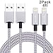 Xcords(TM) 2Pack 6Ft Nylon Braided iPhone 8 Pin Lightning Cable Data Syncing Cord for iPhone 6/ 6 Plus/ 6s/ 6s Plus /5/5s/5c/SE iPad Pro/iPad Mini/ iPad Air/iPod Touch 5/iPod Nano 7