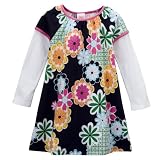 Circo Ink Floral Toddler Girls' Print 2fer Dress - 5T