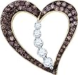 0.51CTW DIAMOND LADIES HEART PENDANT