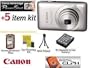 Canon PowerShot SD1400 IS Digital ELPH Camera (Silver) 14.1MP With Complimentary Accessory Kit Includes Spare Extended Life (900Mah) Replacement NB-4L Battery Pack, LCD Screen Protectors +