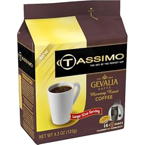 Gevalia Morning Roast T-Disc for Braun Tassimo Coffee Maker by 