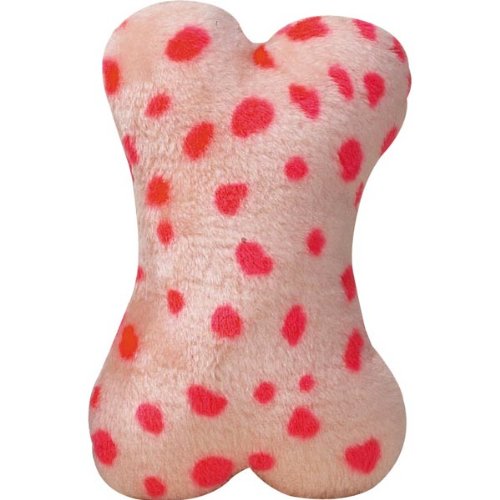 Confetti Bones Dog Toy 8″ Pink