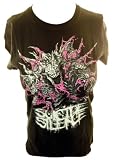 Suicide Silence Ladies T-Shirt - Scary Multi-Headed Monster on Black (Medium)
