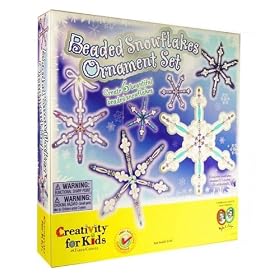 Beaded Snowflakes Ornament Set by Faber Castell
