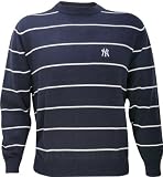 New York Yankees Spaced Striped Crewneck Sweater