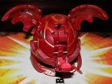 Bakugan Battle Brawlers - Classic Loose Figure - Red Tuskor (Pyrus - Red) [Toy]