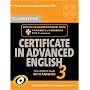 Cambridge Certificate in Advanced English 3 for Updated Exam Self-study Pack (Student's Book with answers and Audio CDs (2)): Examination Papers from University of Cambridge ESOL Examinations