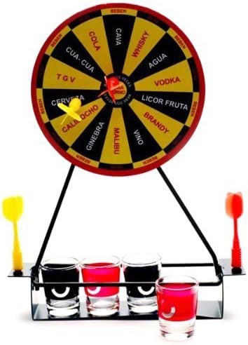 Housewares International Shot Glass Make Your Own Rules Dart Roulette Game by International Housewares Corp