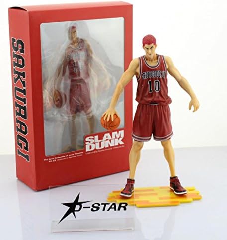 Flying Cola 10" Slam Dunk Shohoku No.10 Sakuragi Hanamichi Boxed Pvc Action Figure Collection Model Toy