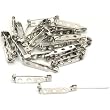 25 Bar Pin Backs Broach Hat Broach Jewelry Safety Parts