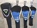 Callaway Blue/White 4 Piece Golf Club Headcover Set Driver Woods Hybrid Covers