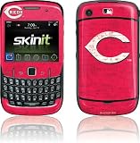 Skinit Cincinnati Reds - Solid Distressed Vinyl Skin for BlackBerry Curve 8530