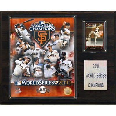 MLB San Francisco Giants 2010 World Series Championship Plaque