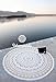 Bohomandala Indian Beautiful Gold Ombre Round Roundie Mandala Tapestry Wall Hanging Throw Beach Picnic Blanket Round Bed Sheet