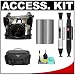 DiCAPac WP-S10 Waterproof Case + EN-EL3e Reachargeable Battery + Precision Design Accessory Kit for Nikon DSLR D50, D70, D70s, D80, D100, D200, D300, & D700 Cameras