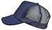 DALIX Plain Trucker Hat Mesh Cap in Navy Blue