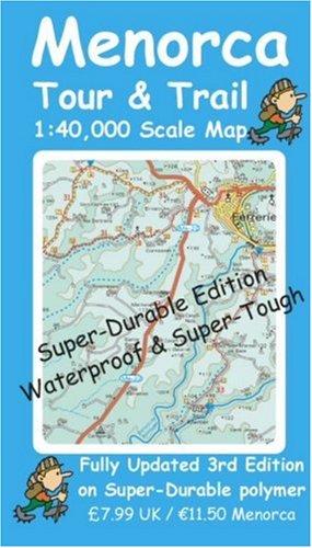 City Travel Guides Discounted  Search : Menorca Super-durable Tour and Trail Map