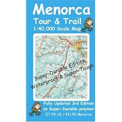 Menorca Super-durable Tour and Trail Map