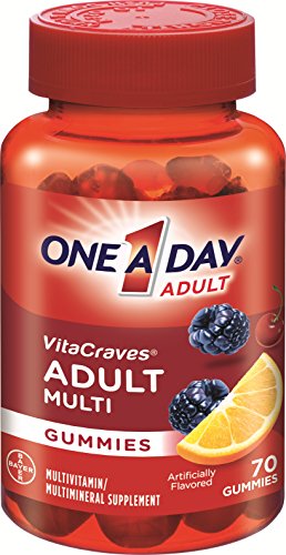 One A Day Vitacraves Regular Gummies, 70 Count One A Day Vitacraves Regular Gummies, 70 Count