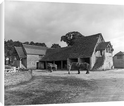 Canvas Prints of Cleeve Prior Manor from Country Life 