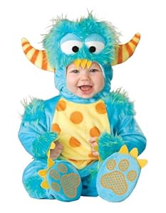 InCharacter Unisex-baby Infant Monster Costume, Blue/Yellow/Orange, Large (18-24m)