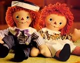 Georgene Raggedy Ann & Andy Repro Dolls by Dakin