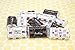 Happy 65th Birthday Sticker Decorations for Hershey Miniatures Candy Bars (Set of 54)