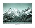 Ansel Adams (Snow Covered Mountains, Tetons) Art Poster Print - 16" X 20"