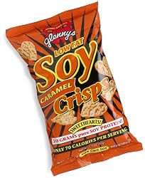 Glenny's Low Fat Soy Crisps, Carmel, 1.3-Ounce Bags (Pack of 24)